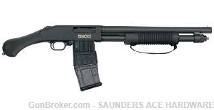 Mossberg 590M Shockwave Mag-Fed Shotgun 12 GA. 15 IN. Synthetic Black-img-0
