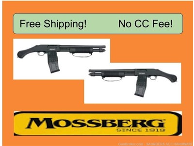 Mossberg 590M Shockwave Mag-Fed Shotgun 12 GA. 15 IN. Synthetic Black