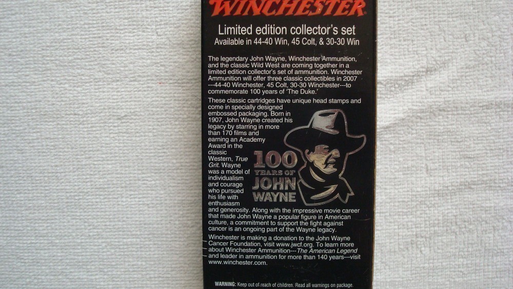 30-30 Winchester John Wayne Limited Edition ammunition win ammo .30-img-4