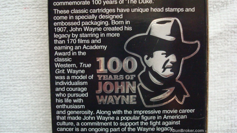 30-30 Winchester John Wayne Limited Edition ammunition win ammo .30-img-5