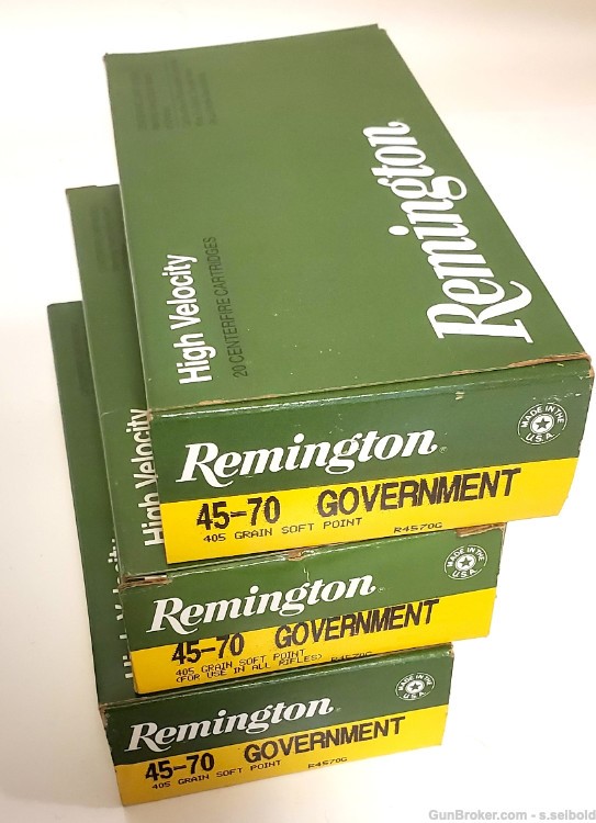 Remington 45-70 Government 405 gr Soft Point 20 rds -img-1