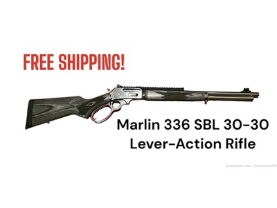 NIB – Marlin/Ruger 336 SBL 30-30 Win Lever Action Rifle – Free Shipping!
