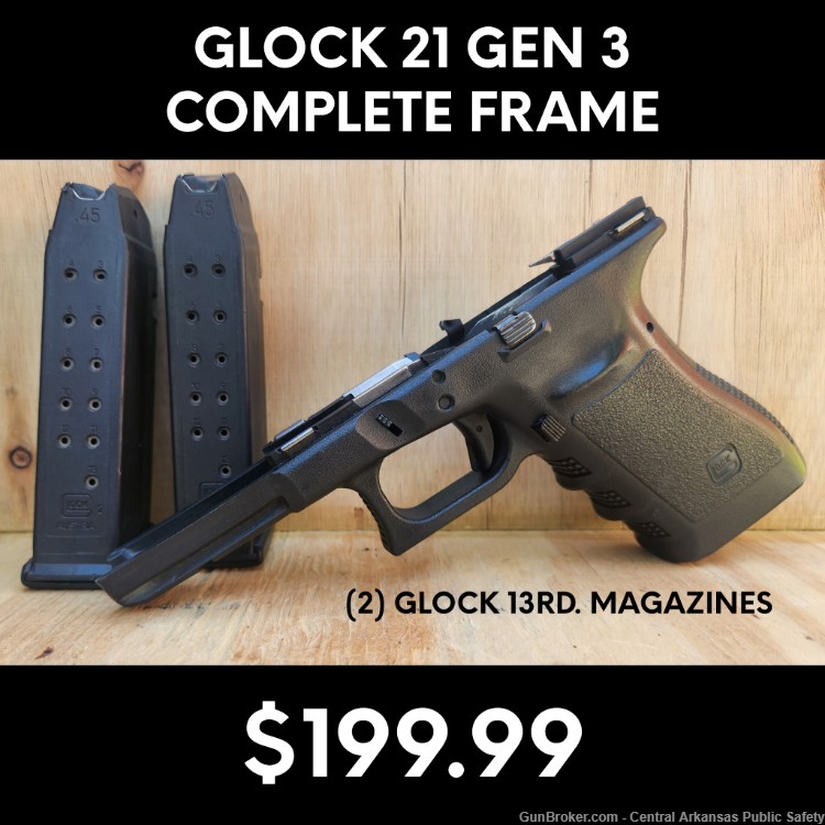 Glock 21 Gen3 Complete Frame w/ Glock Magazine -img-0
