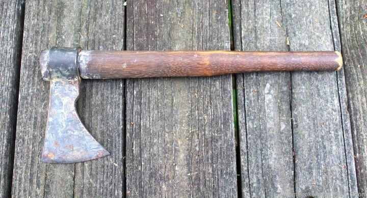 1800's Round Poll Trade Axe from Northeast Tennessee-img-0
