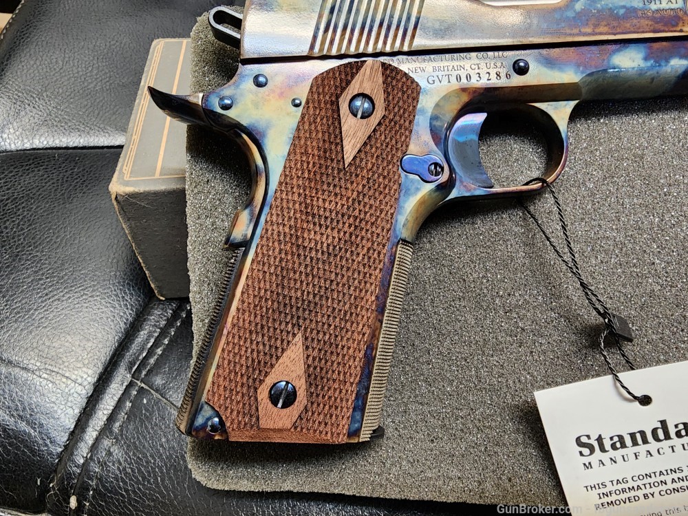 PICS! NEW STANDARD MANUFACTURING 1911 5" 45 ACP COLOR CASE HARDENED 5 CCH-img-3