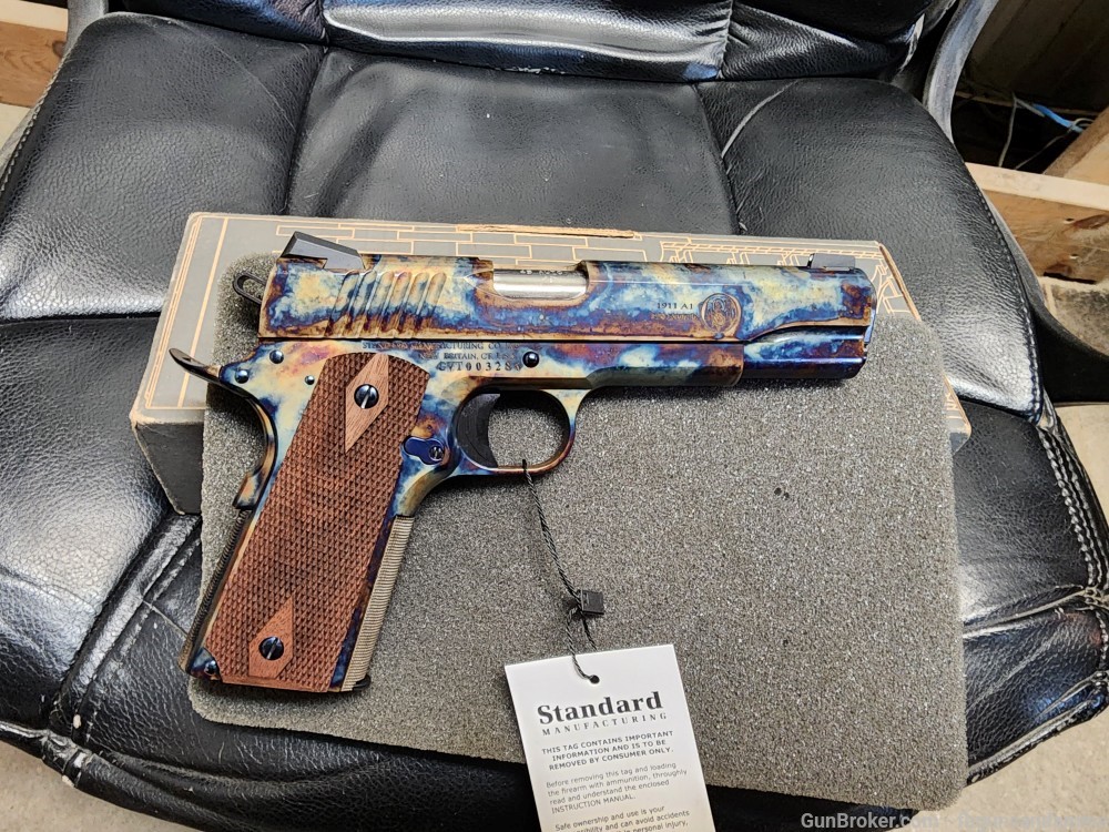 PICS! NEW STANDARD MANUFACTURING 1911 5" 45 ACP COLOR CASE HARDENED 5 CCH-img-23