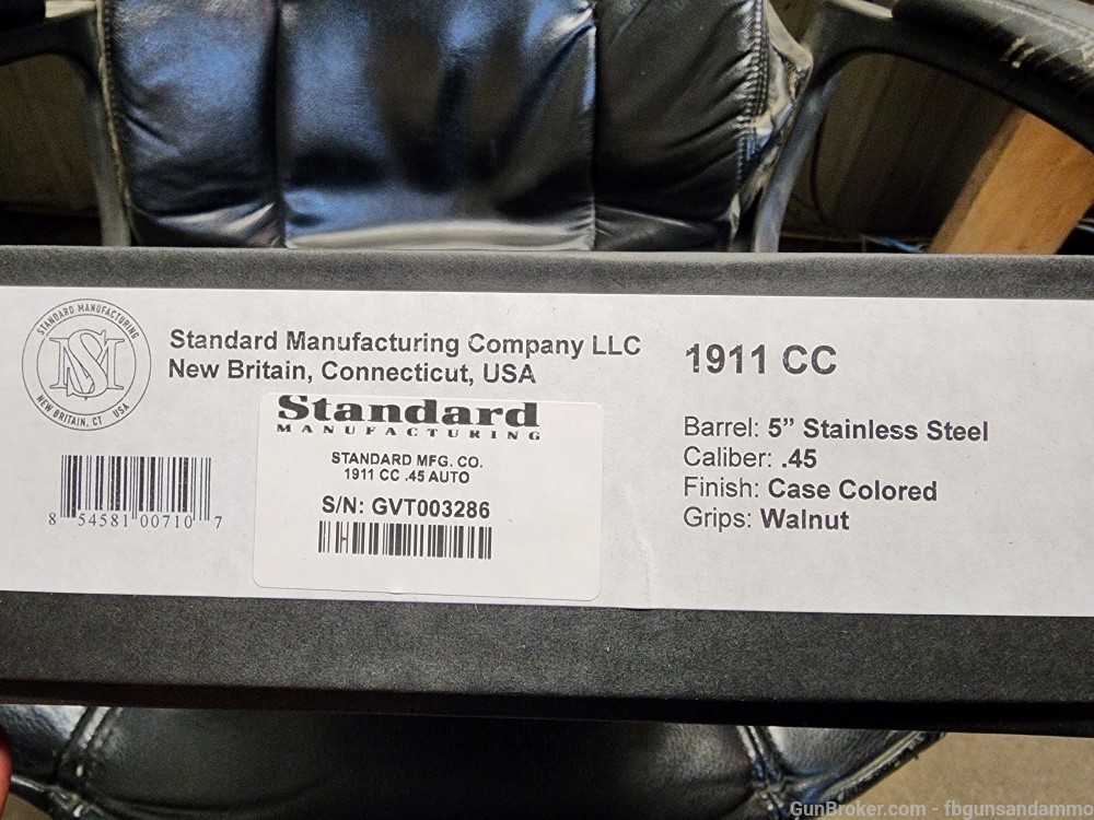 PICS! NEW STANDARD MANUFACTURING 1911 5" 45 ACP COLOR CASE HARDENED 5 CCH-img-0