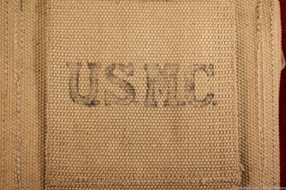 USMC Thompson Magazine 3 Mag Pouch - WW2 - 1944-img-4