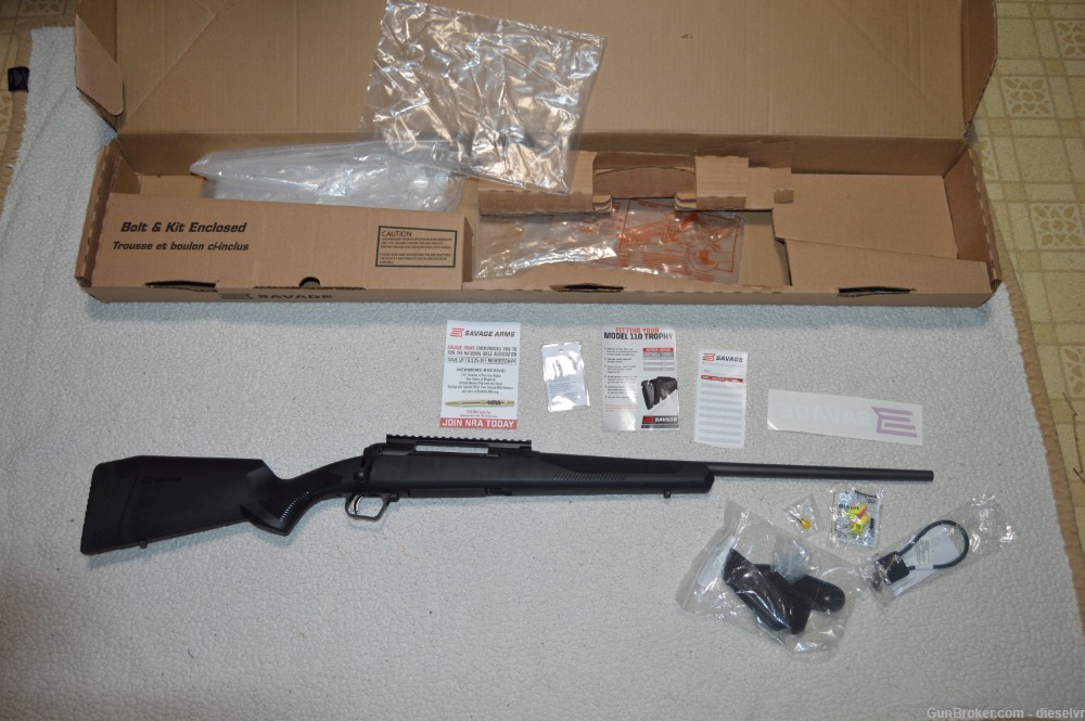 NEW IN BOX Savage 110 Apex Hunter 30-06 With FACTORY Picatinny Rail-img-0