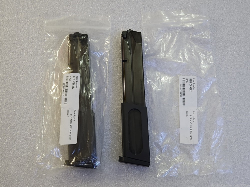 Beretta 92 92FS M9 M9A4 CX4 30rd 9mm Magazines (set of 2) C89282-img-0