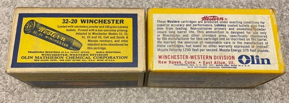 Western .32-20 Vintage ammunition -img-3