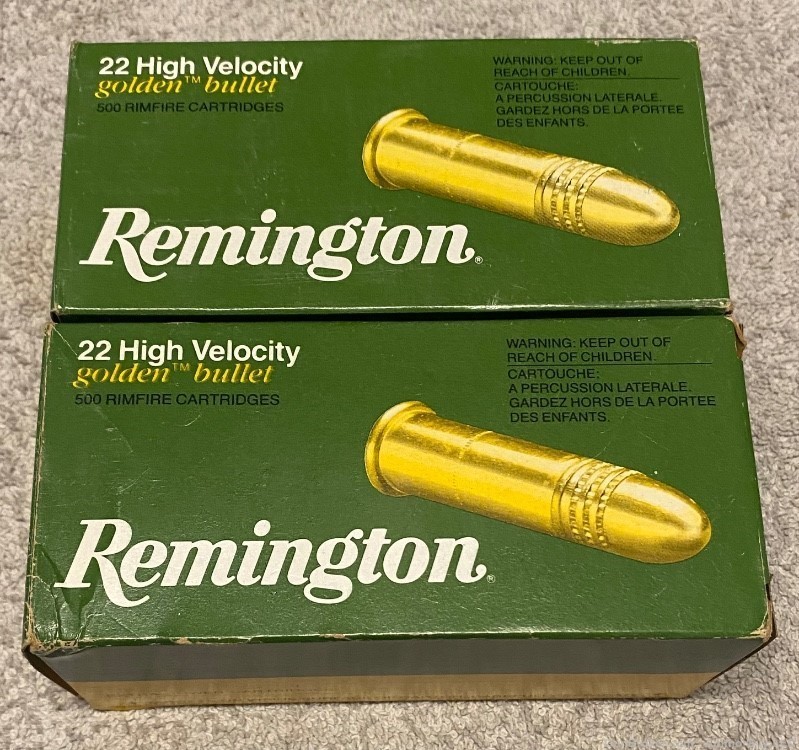 Remington .22lr Golden bullet ammunition -img-0