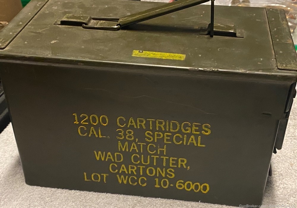 Winchester Western 38 special Super Match Ammo can 1200 rounds-img-1