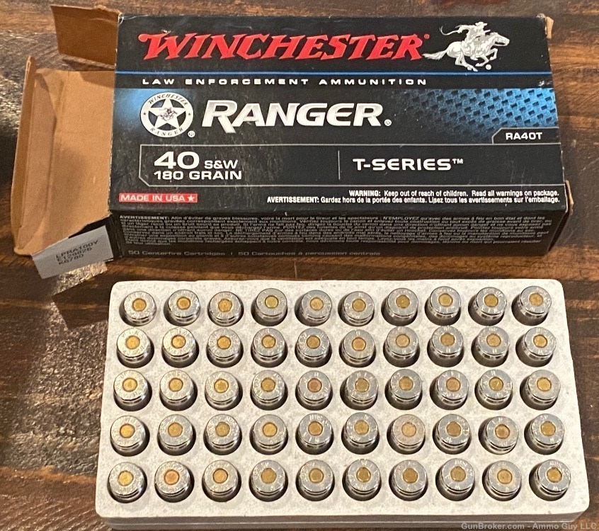 Winchester 40 s&w Ranger T-series ammunition -img-1