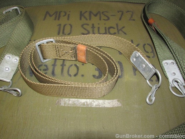  AK UNISSUED POLISH ''GOLD TINT'' SLING FOR AK47 AKM AK74 TANTAL BERYL ETC-img-0