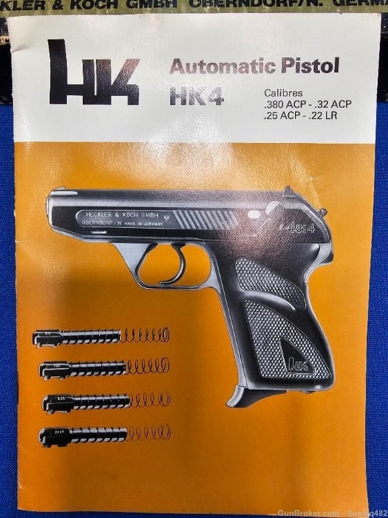 Mod HK 4 European Collector Grade .22 & 9mm K (.380)-img-2