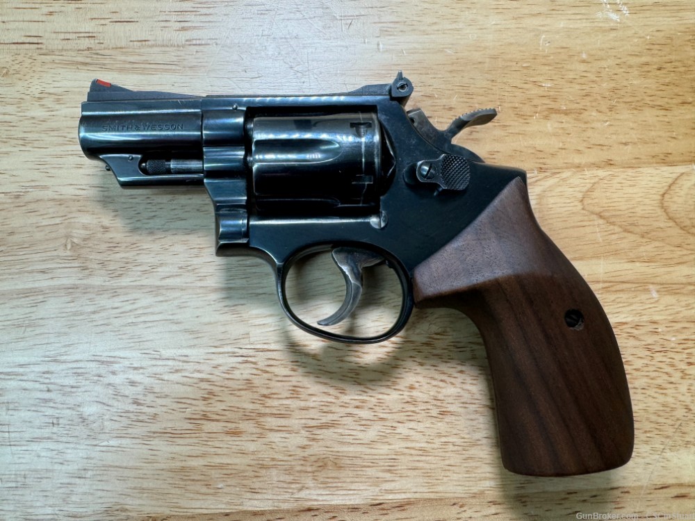 S&W Smith & Wesson Model 19-3 .357 Magnum Revolver with box & Custom Grips-img-8