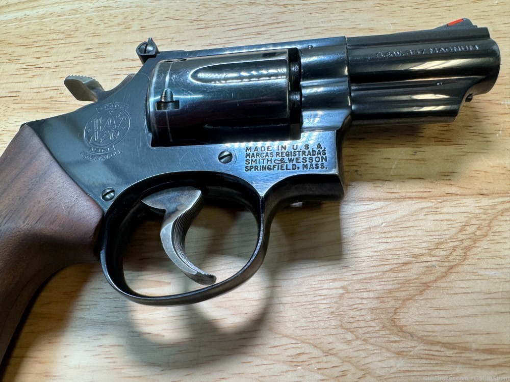 S&W Smith & Wesson Model 19-3 .357 Magnum Revolver with box & Custom Grips-img-4