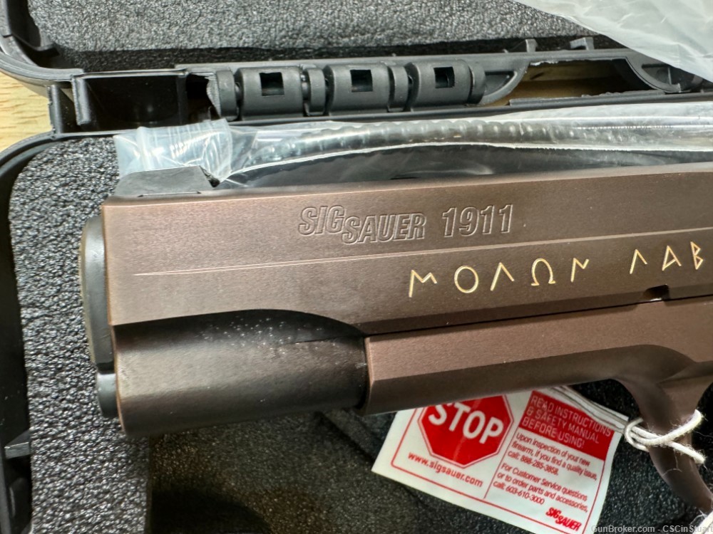NIB Sig Sauer "Spartan" 1911 .45 Pistol - Rare discontinued model! Buy now!-img-11