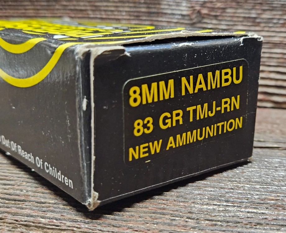 Precision Cartridge 8mm Nambu 83gr Ammo 50 Rounds -img-0