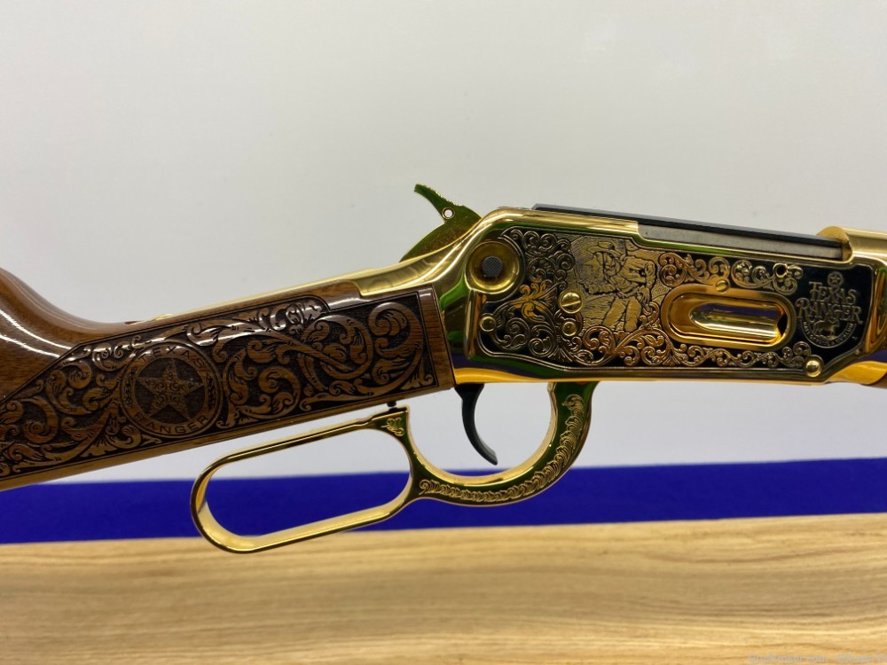 Winchester 94AE .30-30 Gold *"TEXAS RANGER TRIBUTE"* ENGRAVED SET 2 OF 2-img-8