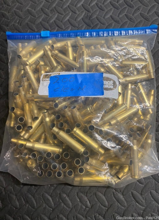 Once fired Hornady 308 brass, cleaned and de-capped, 200-img-0