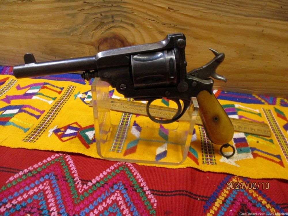Large Revolver, Marked 44 Winchester Cartridge!-img-8