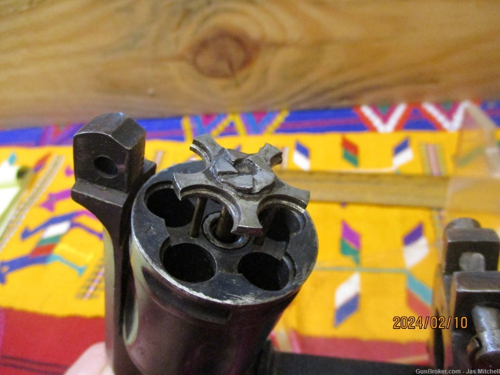 Large Revolver, Marked 44 Winchester Cartridge!-img-10