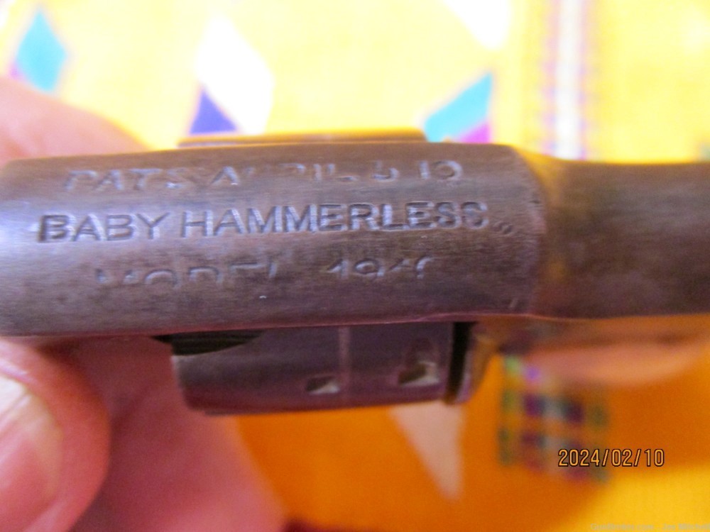 Kolb Baby Hammerless, Model 1910, 22 Caliber Short.-img-4