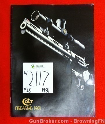 Orig Colt 1981 Catalog Model Python, 8" Python-img-0