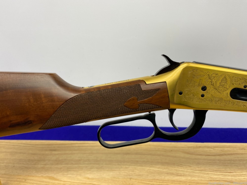 1986 Winchester 94 .38-55 Gold 18.5" -TEXAS SESQUICENTENNIAL CARBINE- Rare -img-7