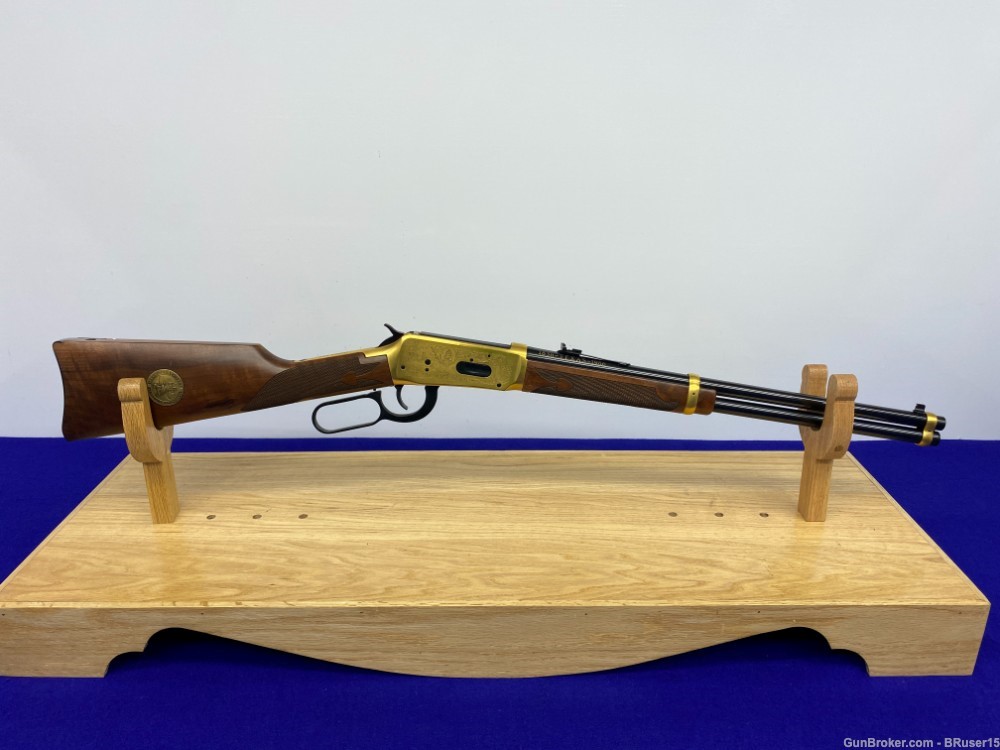 1986 Winchester 94 .38-55 Gold 18.5" -TEXAS SESQUICENTENNIAL CARBINE- Rare -img-3