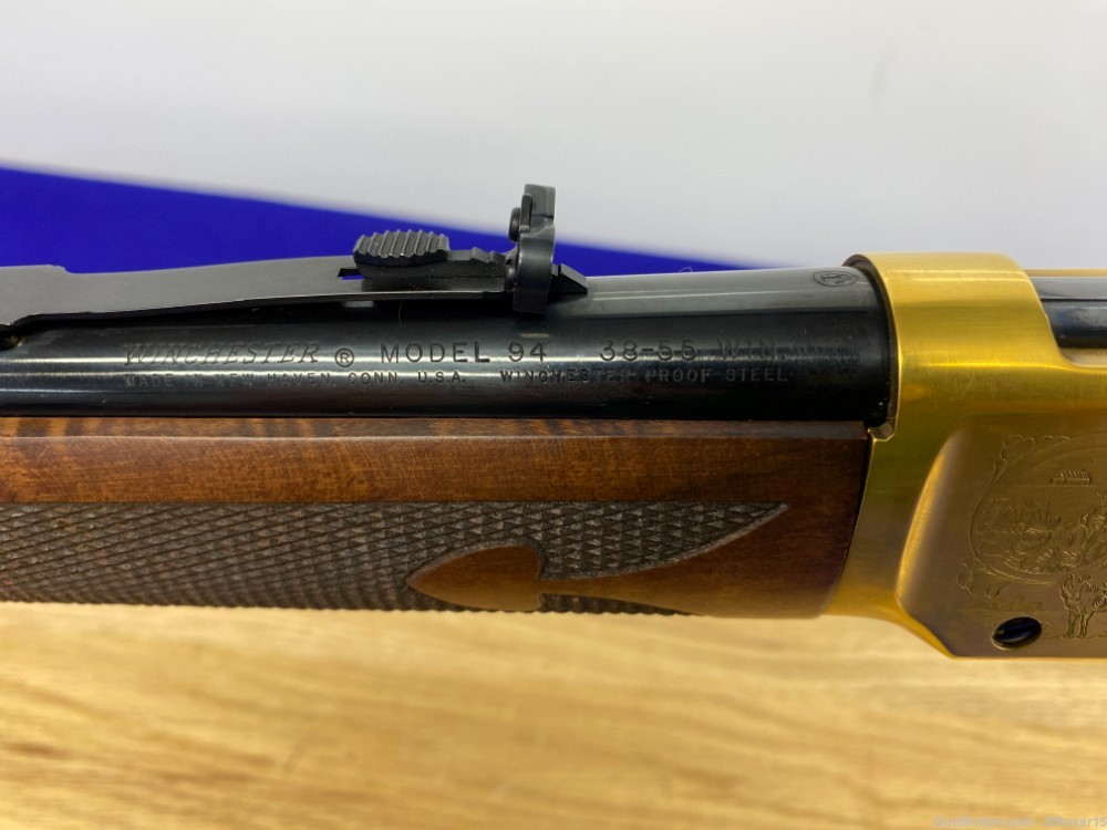 1986 Winchester 94 .38-55 Gold 18.5" -TEXAS SESQUICENTENNIAL CARBINE- Rare -img-27