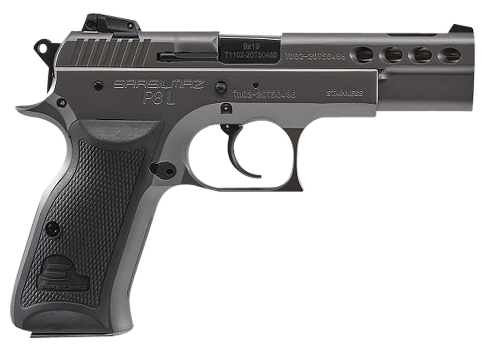 SAR USA P8L 9mm Luger 17+1, 4.60 Black Ported Steel Barrel P8LST-img-0