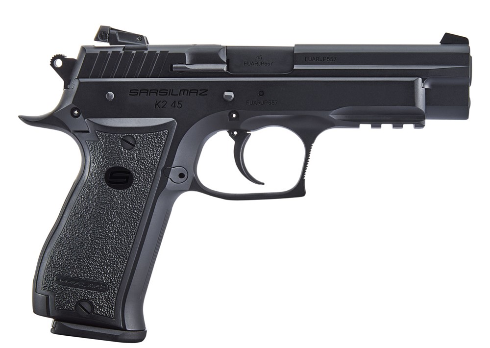 SAR USA K2 Full Size Frame 45 ACP 10+1, 4.70 Black Crowned Steel Barrel-img-0