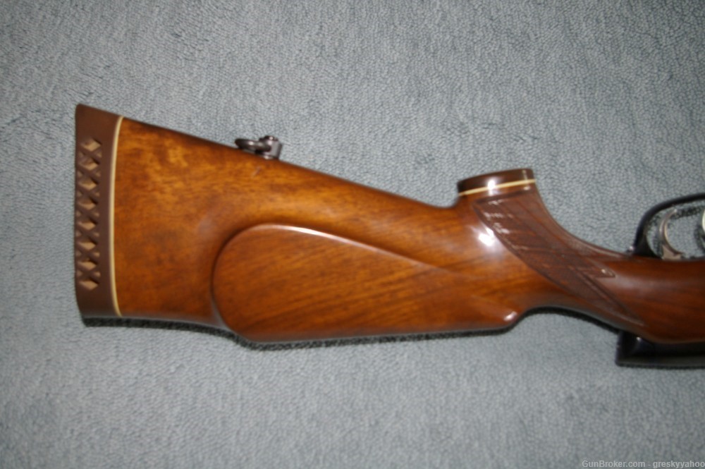Steyr Mannlicher Model S double set triggers 7mm Remington Magnum-img-5
