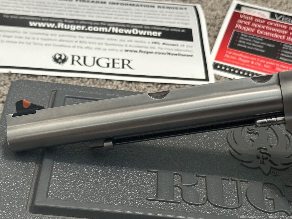 Ruger Super Blackhawk Hunter new model 44 mag 7.5” stainless ss Bisley LNIB-img-6
