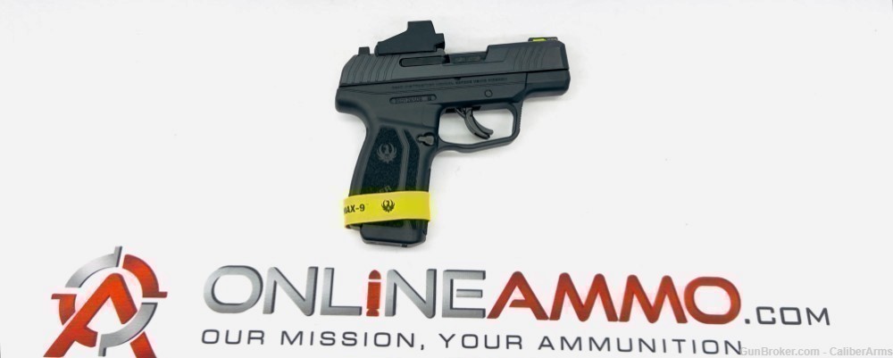 RUGER MAX-9 CRIMSON TRACE RED DOT TALO EDITION 9MM 3.20'' 12-RD PISTOL-img-2