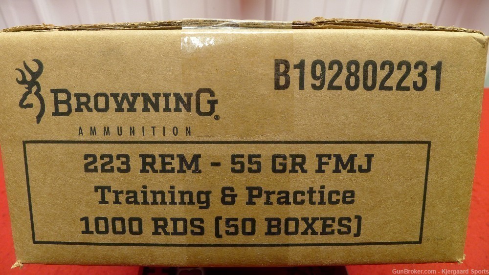 Browning 223 Rem 55gr FMJ 1000rd Case-img-0