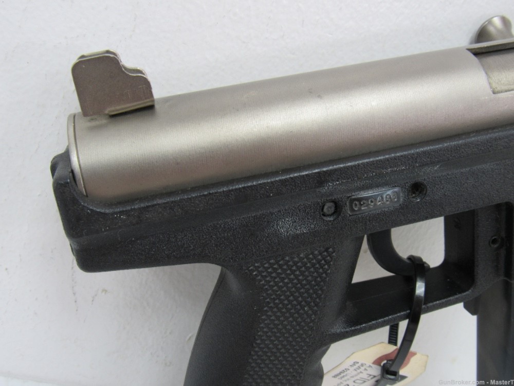  Nickel AA Arms Inc AP9 Pistol 9mm w/3”Brl $.01 Start No Reserve-img-1
