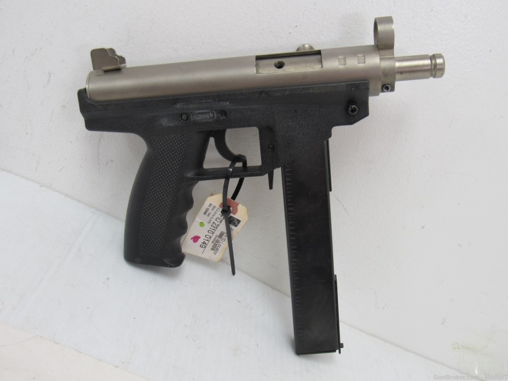  Nickel AA Arms Inc AP9 Pistol 9mm w/3”Brl $.01 Start No Reserve-img-0