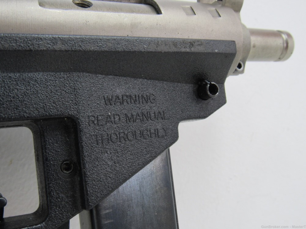 Nickel AA Arms Inc AP9 Pistol 9mm w/3”Brl $.01 Start No Reserve-img-4