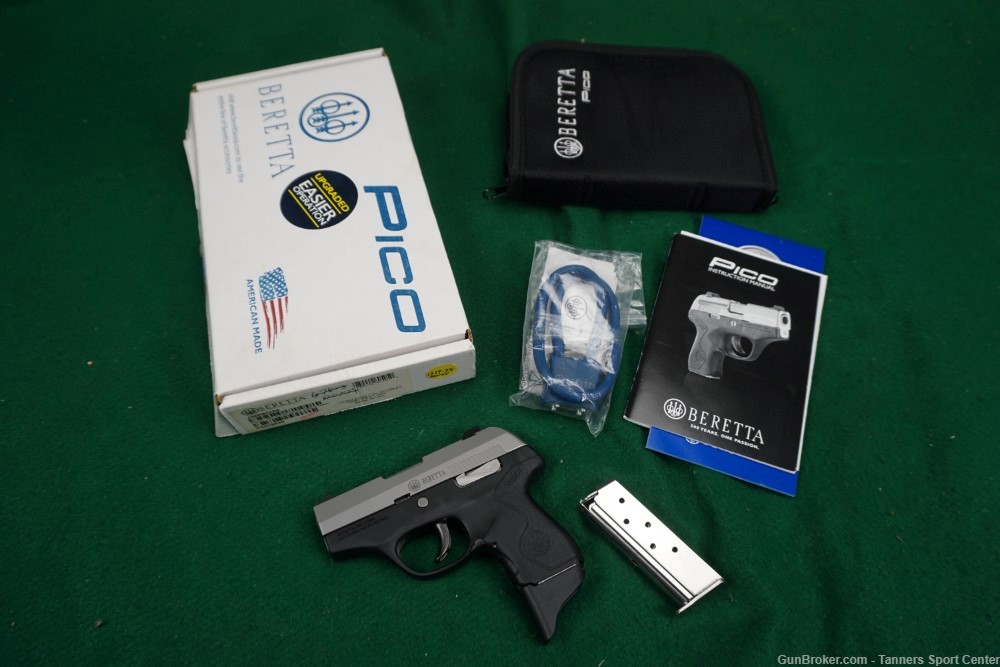 Beretta Pico Two-Tone INOX Slide 380 380acp 2.75" No Reserve $.01 Start-img-0