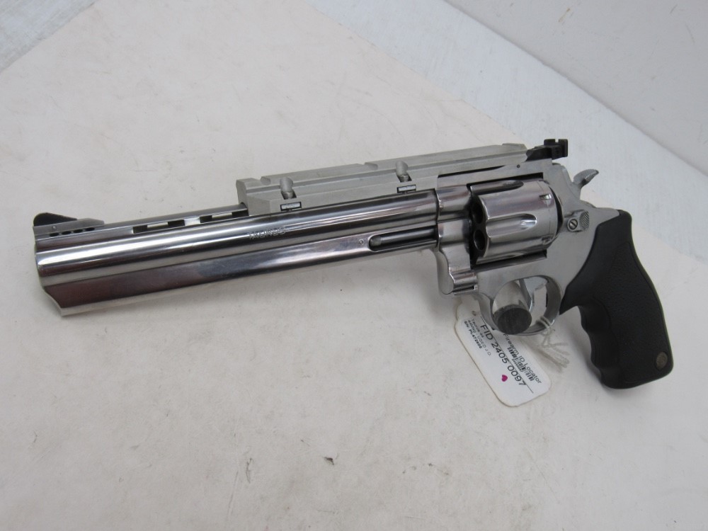 Taurus Model 44 Stainless 44 Mag Pre-Lock w/8 3/8”Ported Brl $.01 Start No -img-0