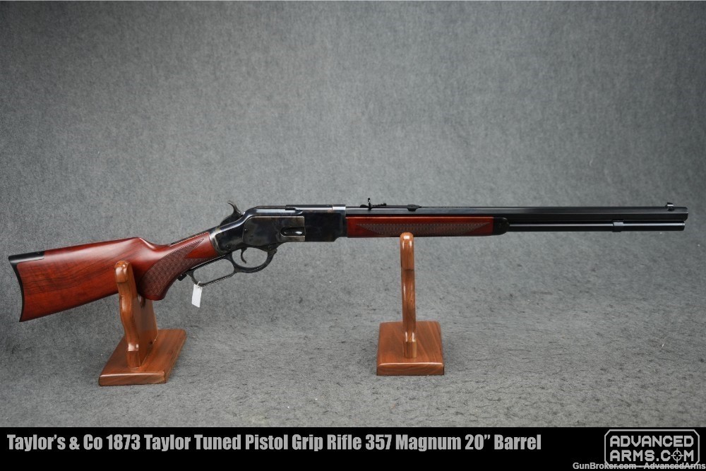 BNIBTaylor’s & Co 1873 Taylor Tuned Pistol Grip Rifle 357 Magnum 20” Barrel-img-1