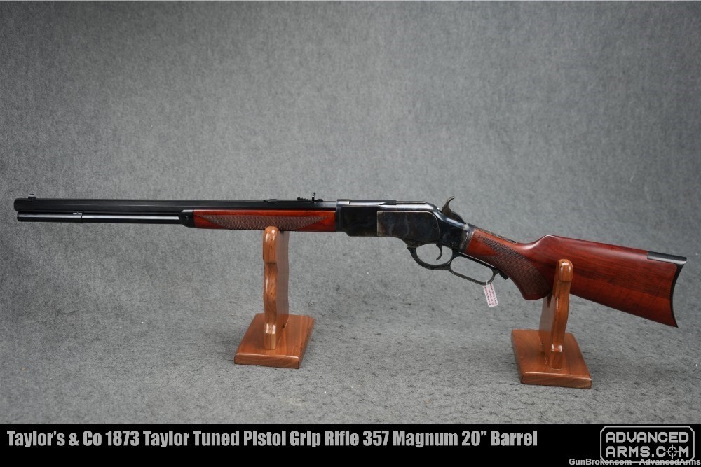 BNIBTaylor’s & Co 1873 Taylor Tuned Pistol Grip Rifle 357 Magnum 20” Barrel-img-0