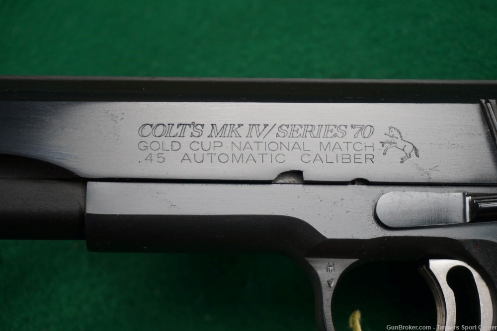 UNFIRED 1979 Colt 1911 Gold Cup National Match MK IV Series 70 45acp 5" -img-4