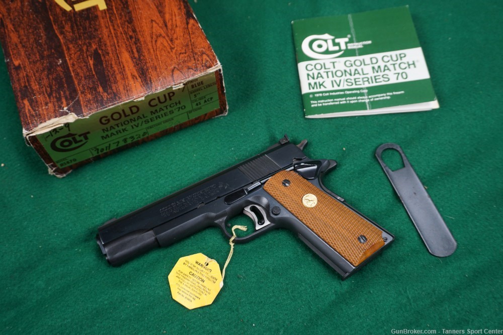 UNFIRED 1979 Colt 1911 Gold Cup National Match MK IV Series 70 45acp 5" -img-0