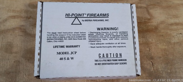 USED Hi-Point JCP40 40 S&W 10 Round 4 Magazines In Original Box-img-6