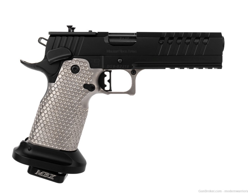 Masterpiece Arms DS9 LOC DS 1911 - 5" Bbl (9mm) RMR Footprint - BLK/Silver-img-1